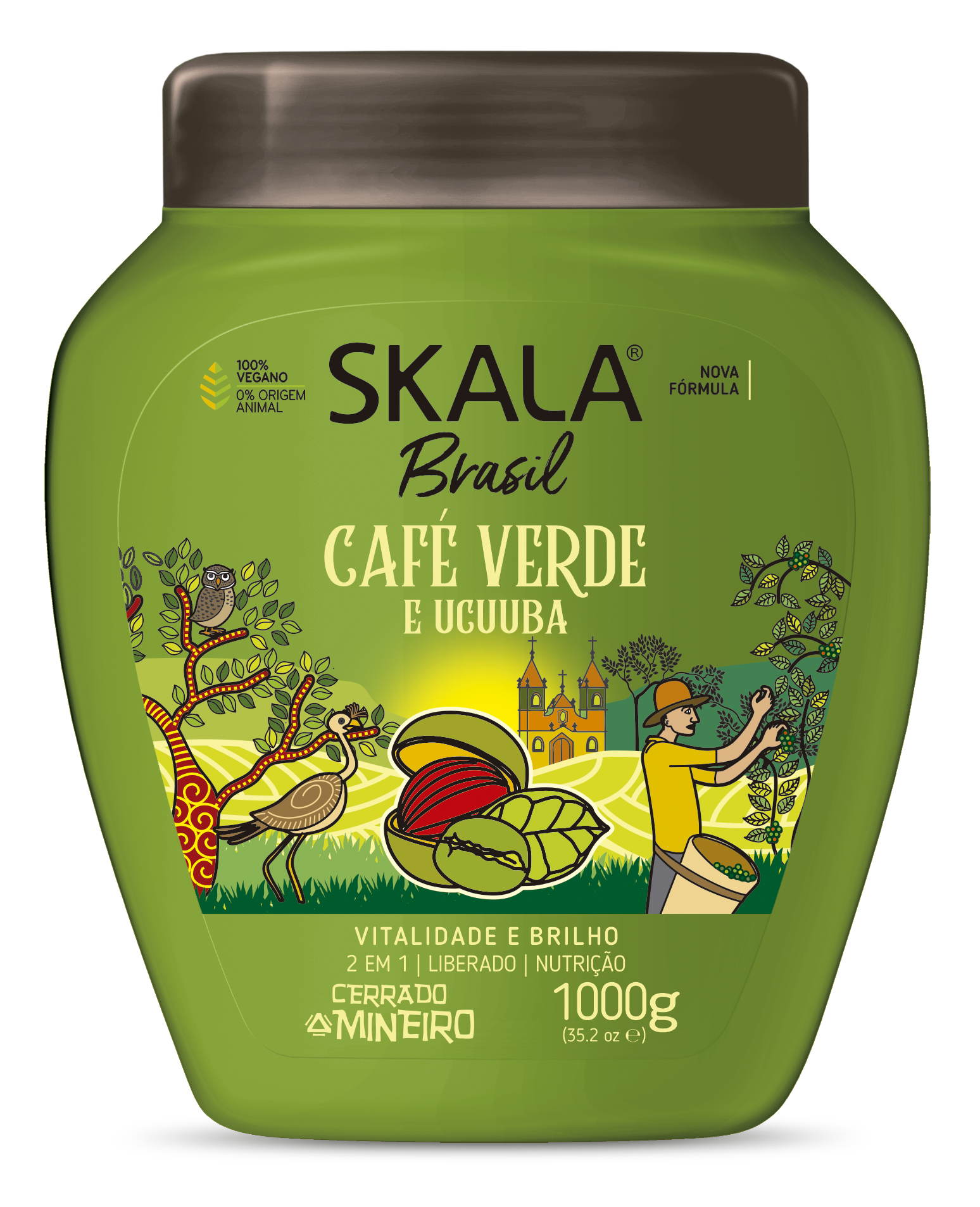 SKALA Crème Capillaire à l'Huile de Coco 1000 g