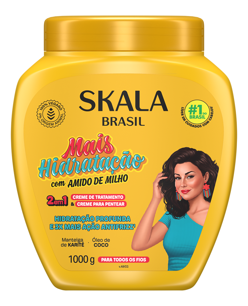 Mais Hidratação com Amido de Milho